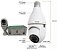 Câmera Ip Wifi Giratória Full HD com Visão Noturna e Alarme de Monitoramento - Imagem 4