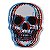 Patch Bordado Caveira 3D 11x9cm - Imagem 1