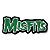 Patch Bordado Banda Misfits 10x4cm - Imagem 1