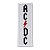 Patch Bordado Banda ACDC Vertical 9x3cm - Imagem 1