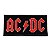 Patch Bordado Banda ACDC 9x4cm - Imagem 1