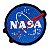 Patch Bordado Militar NASA 7x6,5cm - Imagem 1