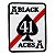 Patch Bordado Militar Black Aces 8,5x7cm - Imagem 1