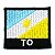 Patch Bordado Bandeira do Estado do Tocantins 4x4,5cm - Imagem 1