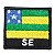 Patch Bordado Bandeira do Estado de Sergipe 4x4,5cm - Imagem 1