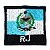 Patch Bordado Bandeira do Estado do Rio de Janeiro 4x4,5cm - Imagem 1