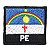 Patch Bordado Bandeira do Estado de Pernambuco 4x4,5cm - Imagem 1