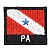 Patch Bordado Bandeira do Estado do Pará 4x4,5cm - Imagem 1