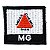 Patch Bordado Bandeira do Estado de Minas Gerais 4x4,5cm - Imagem 1
