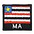 Patch Bordado Bandeira do Estado do Maranhão 4x4,5cm - Imagem 1