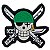 Patch Bordado Cartoon Zoro - One Piece 12x9cm - Imagem 1