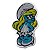 Patch Bordado Cartoon Smurfete 8x5cm - Imagem 1