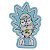 Patch Bordado Cartoon Rick - Rick e Morty 8x6cm - Imagem 1