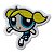 Patch Bordado Cartoon Lindinha 6x6cm - Imagem 1
