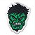 Patch Bordado Cartoon Hulk 8x6cm - Imagem 1
