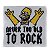 Patch Bordado Cartoon Homer Rock 7x7cm - Imagem 1
