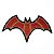 Patch Bordado Cartoon Batman 2 5x9cm - Imagem 1