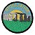 Patch Bordado Rota Stonehenge 8x8cm - Imagem 1