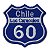 Patch Bordado Rota Los Caracoles 7x7cm - Imagem 1