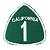 Patch Bordado Rota California 1 6x6cm - Imagem 1