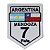 Patch Bordado Rota Argentina Mendonza Ruta 7 7x6cm - Imagem 1