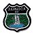 Patch Bordado Rota Aiuruoca - MG 6x6cm - Imagem 1