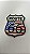 Patch Bordado Route 66 Personaliado - Imagem 1