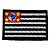 Patch Bordado Bandeira São Paulo 6 x 6 cm - Imagem 1