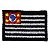 Patch Bordado Bandeira São Paulo 3 x 4 cm - Imagem 1