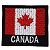 Patch Bordado Bandeira Canada 4x4 cm - Imagem 1
