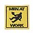 Patch Bordado Banda Men At Work 6x6cm - Imagem 1