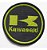 Patch Bordado Kawasaki Logo 7x7cm - Imagem 1