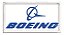 Patch Bordado Boeing Logo 8,2x4,5cm - Imagem 1