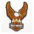 Patch Bordado Harley Davidson Aguia Laranja 10x13cm - Imagem 1