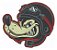 Patch Bordado Grandes Lobo Capacete 28x24cm - Imagem 1