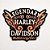 Patch Bordado Harley Davidson Legendary Motorc 28x21cm - Imagem 1