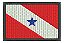 Patch Bordado Bandeiras Bandeira Para 8x5cm - Imagem 1