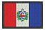 Patch Bordado Bandeiras Bandeira Alagoas 8x5cm - Imagem 1