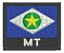 Patch Bordado Bandeiras Bandeira Mato Grosso 4,5x4cm - Imagem 1