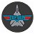 Patch Bordado Top Gun Asas 8x8cm - Imagem 1