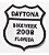 Patch Bordado Placas Daytona Bike Week 5,6x6cm - Imagem 1