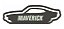 Patch Bordado Carros Maverick Silueta 12x4cm - Imagem 1