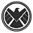 Patch Bordado Cartoons Shield Marvel 8x8cm - Imagem 1