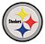 Patch Bordado Esportes Nfl Pittsburgh Steelers 8x8cm - Imagem 1