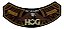 Patch Bordado Harley Davidson Hog 2023 Harley Davidson Anual 14,4x7cm - Imagem 1