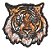 Patch Bordado Grandes Tigre 10x9,6cm - Imagem 1