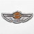 Patch Bordado Harley Davidson 100 Anos 10x3,8cm - Imagem 1