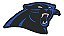 Patch Bordado Esportes Nfl Carolina Panthers 8x5cm - Imagem 1