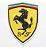 Patch Bordado Carros Ferrari Logo E Tarjeta Crs046 10x25cm - Imagem 1