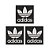 Patch Bordado Marcas adidas Kit Com 3 Peças 5x5cm - Imagem 1